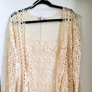 XL "Fever" Boho Knit Cardigan - New With Tags